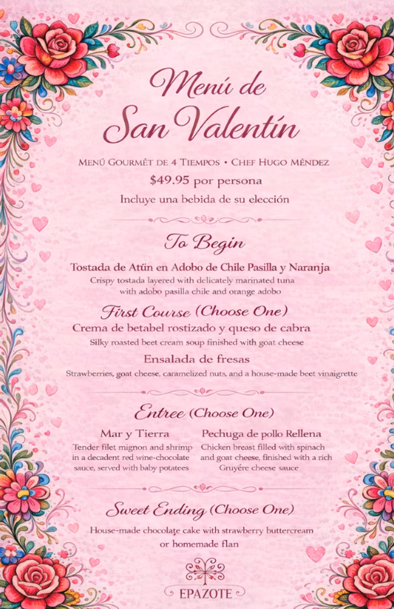 A Valentine’s Day Dinner Designed to Be Remembered
