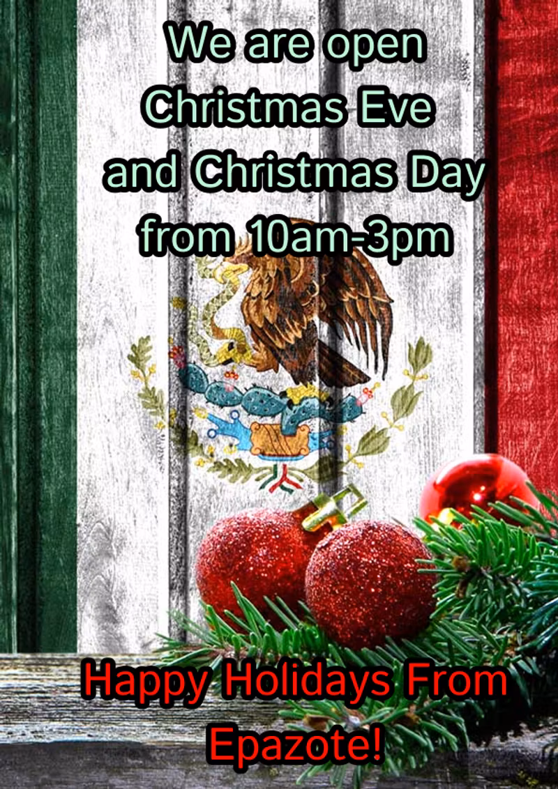 Celebrate Christmas the Epazote Way: Holiday Catering, Posada Navideña 4 course event & Festive Gifts